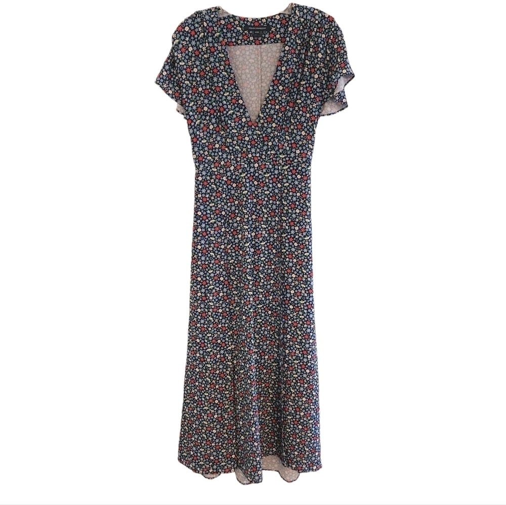 💜 FRENCH CONNECTION Floral Maxi Dress